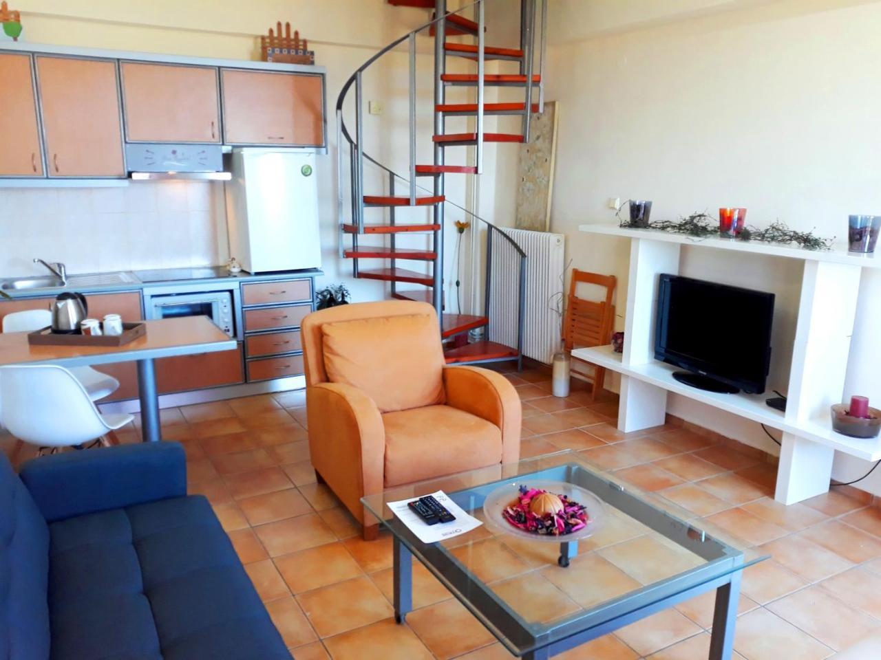 Point Twins Apartments Vrontádos Екстериор снимка